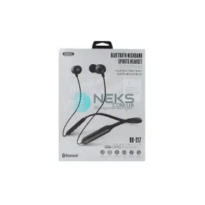 Bluetooth-гарнітура Remax RB-S17 Neckband Gray (6954851290773) UA