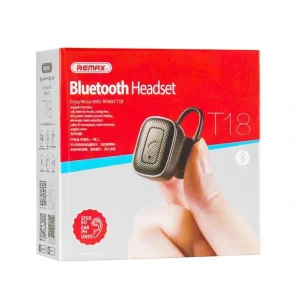 Bluetooth-гарнітура-зарядка Remax RB-T18 Black (6954851283140) UA