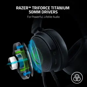 Гарнитура Razer Kraken V3 Hypersence Black (RZ04-03770100-R3M1) UA