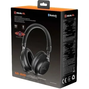 Bluetooth-гарнітура REAL-EL GD-828 Black, EL124100052 UA