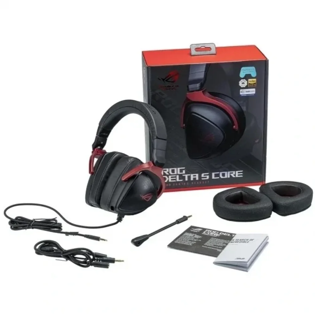 Гарнітура Asus ROG Delta S Core Black/Red (90YH03JC-B1UA00) UA