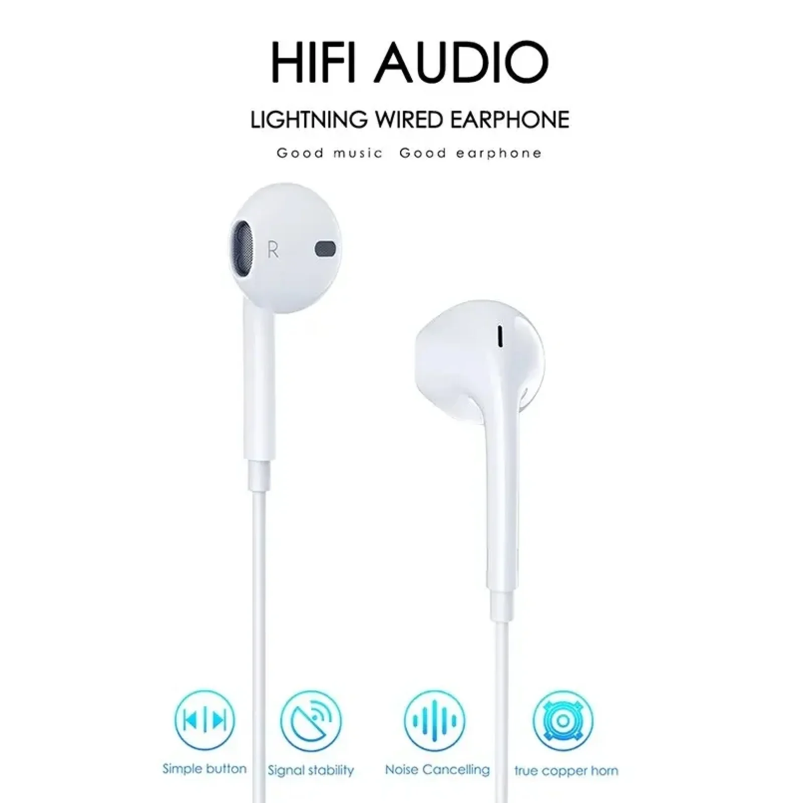 Гарнітура SkyDolphin SR23 for Lightning White (HF-000466) UA