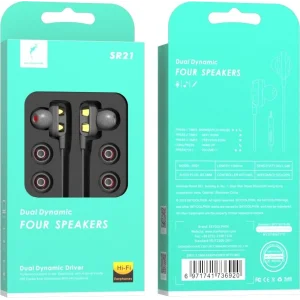 Гарнітура SkyDolphin SR21 Four Speakers with mic Black (HF-000483) UA