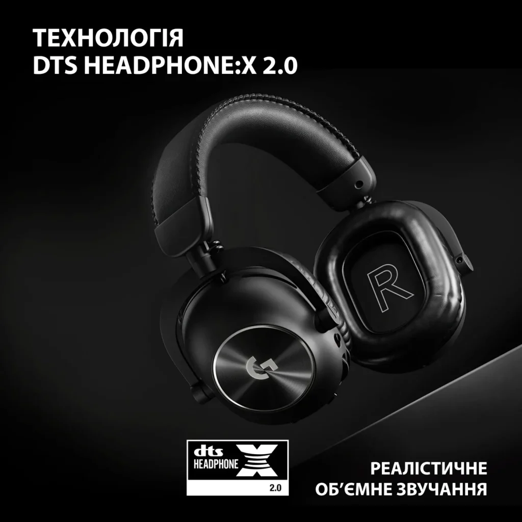 Гарнитура Logitech G Pro X2 Wireless LightSpeed Black (981-001263) UA