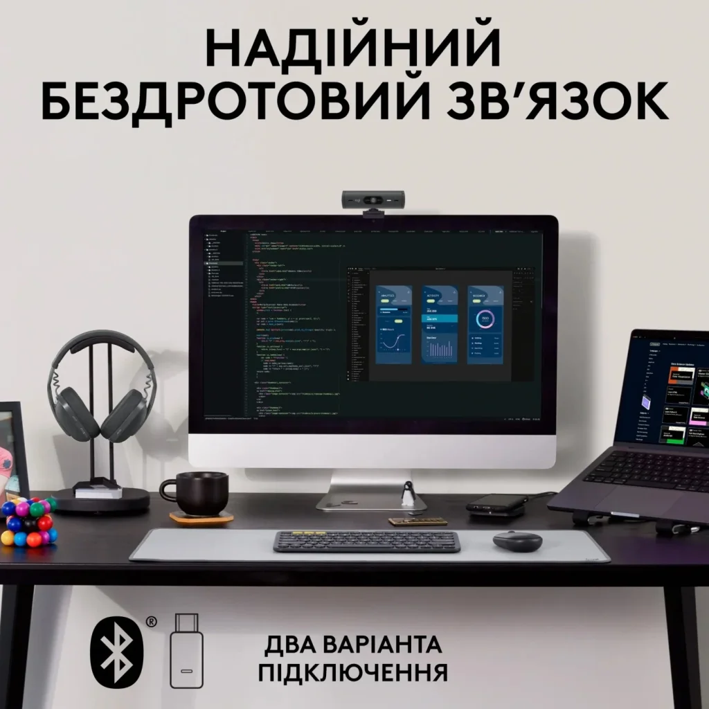 Bluetooth-гарнітура Logitech Zone Vibe Wireless MS Graphite (981-001157) UA