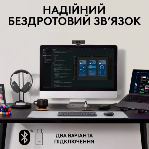 Bluetooth-гарнітура Logitech Zone Vibe Wireless MS Graphite (981-001157) UA
