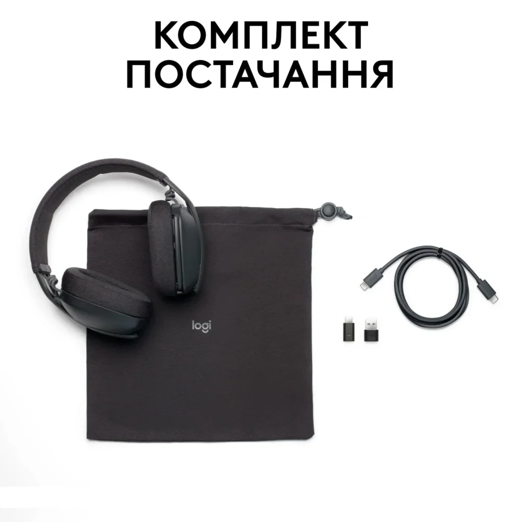 Bluetooth-гарнітура Logitech Zone Vibe Wireless MS Graphite (981-001157) UA