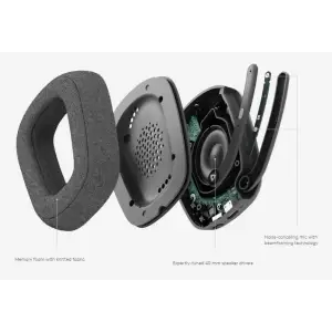 Bluetooth-гарнітура Logitech Zone Vibe Wireless UC Graphite (981-001199) UA
