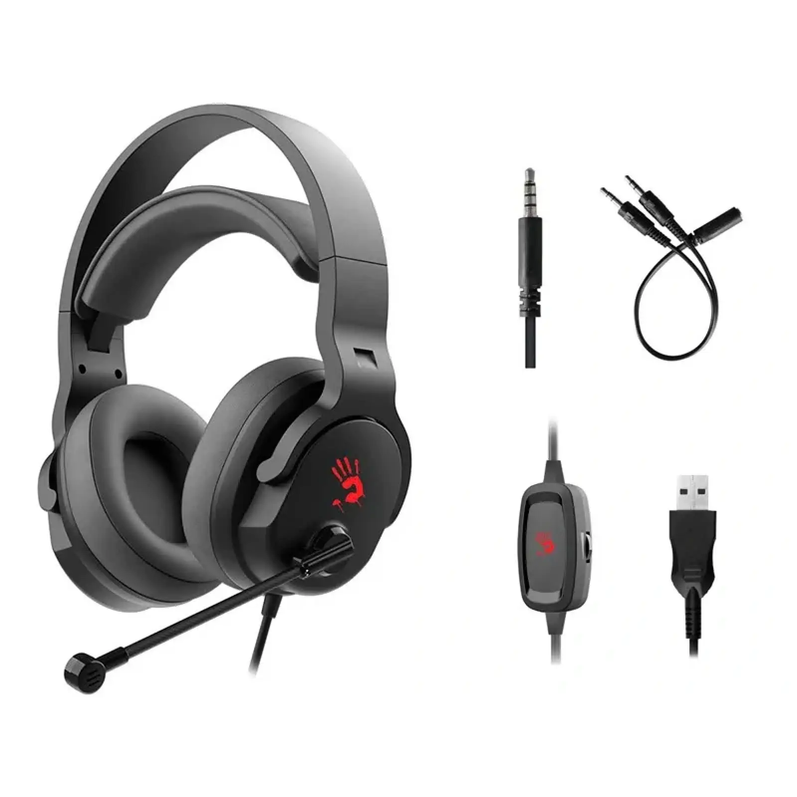 Гарнітура A4Tech Bloody G330p Black, G330p Bloody (Black) UA
