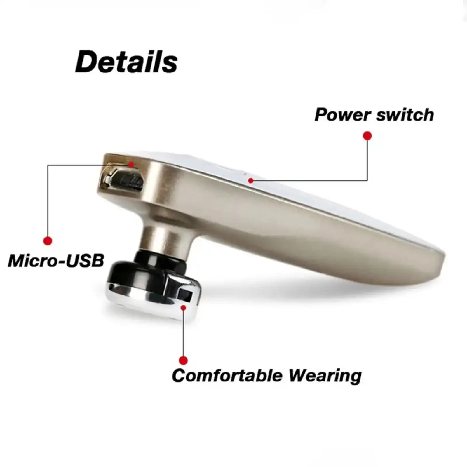 Bluetooth-гарнітура Remax RB-T8 White (6954851254027) UA