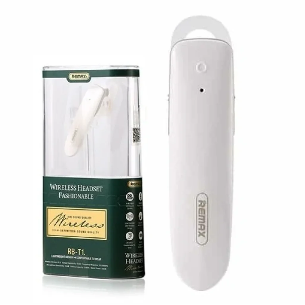 Bluetooth-гарнітура Remax RB-T1 White (6954851295457) UA