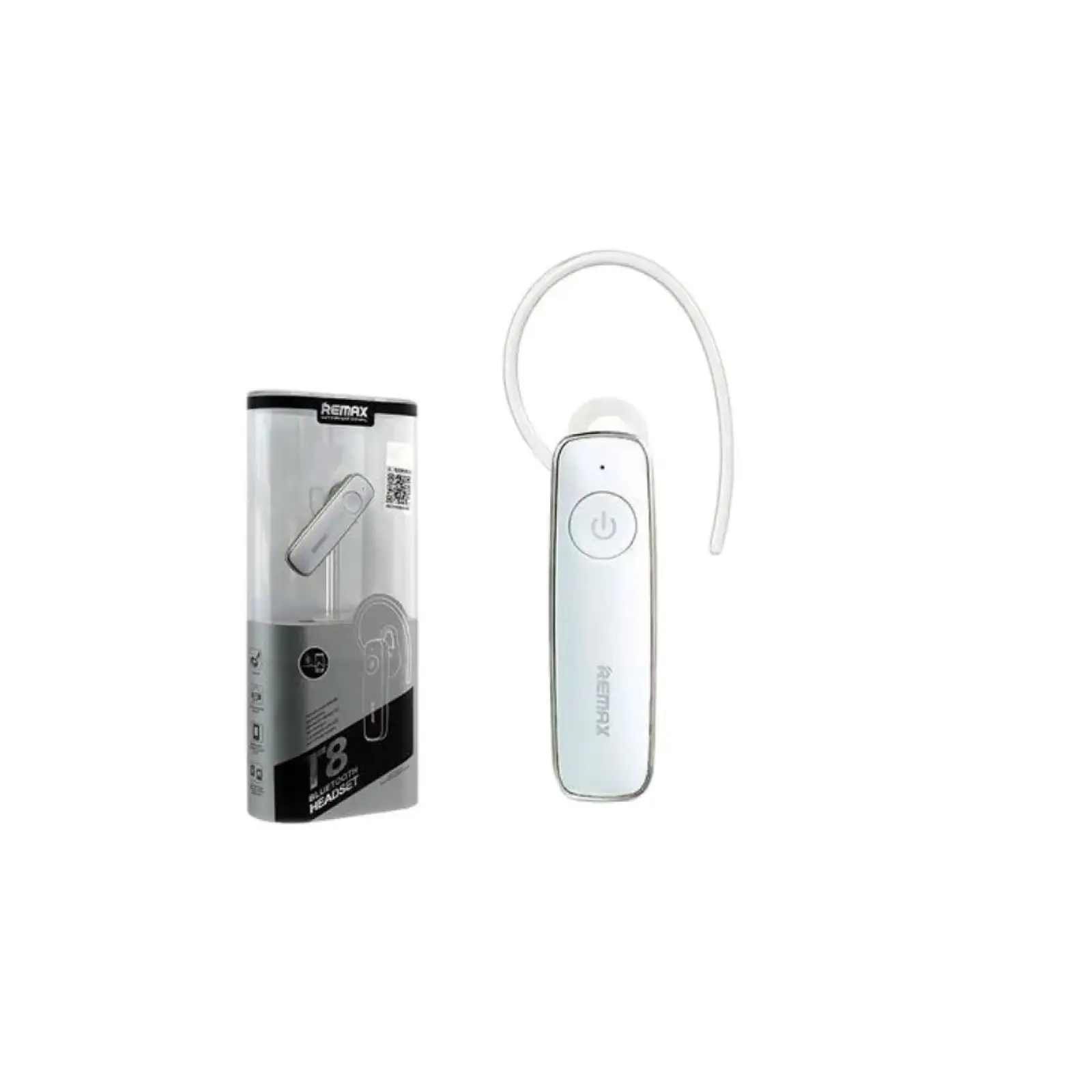 Bluetooth-гарнітура Remax RB-T8 Gray (6954851296287) UA