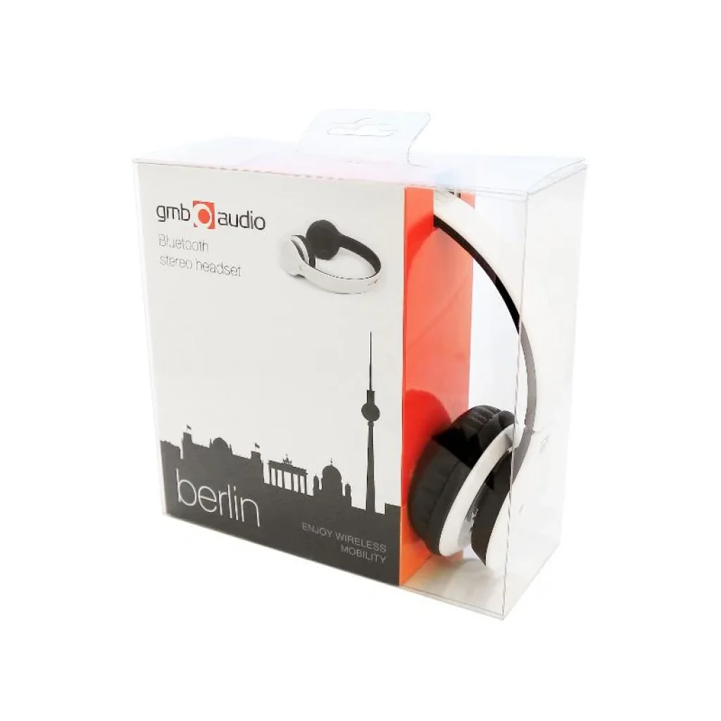 Bluetooth-гарнітура GMB Audio BHP-BER-W White UA