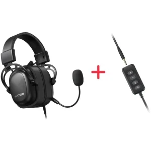 Гарнітура Hator Hypergang 2 Black (HTA-910) UA