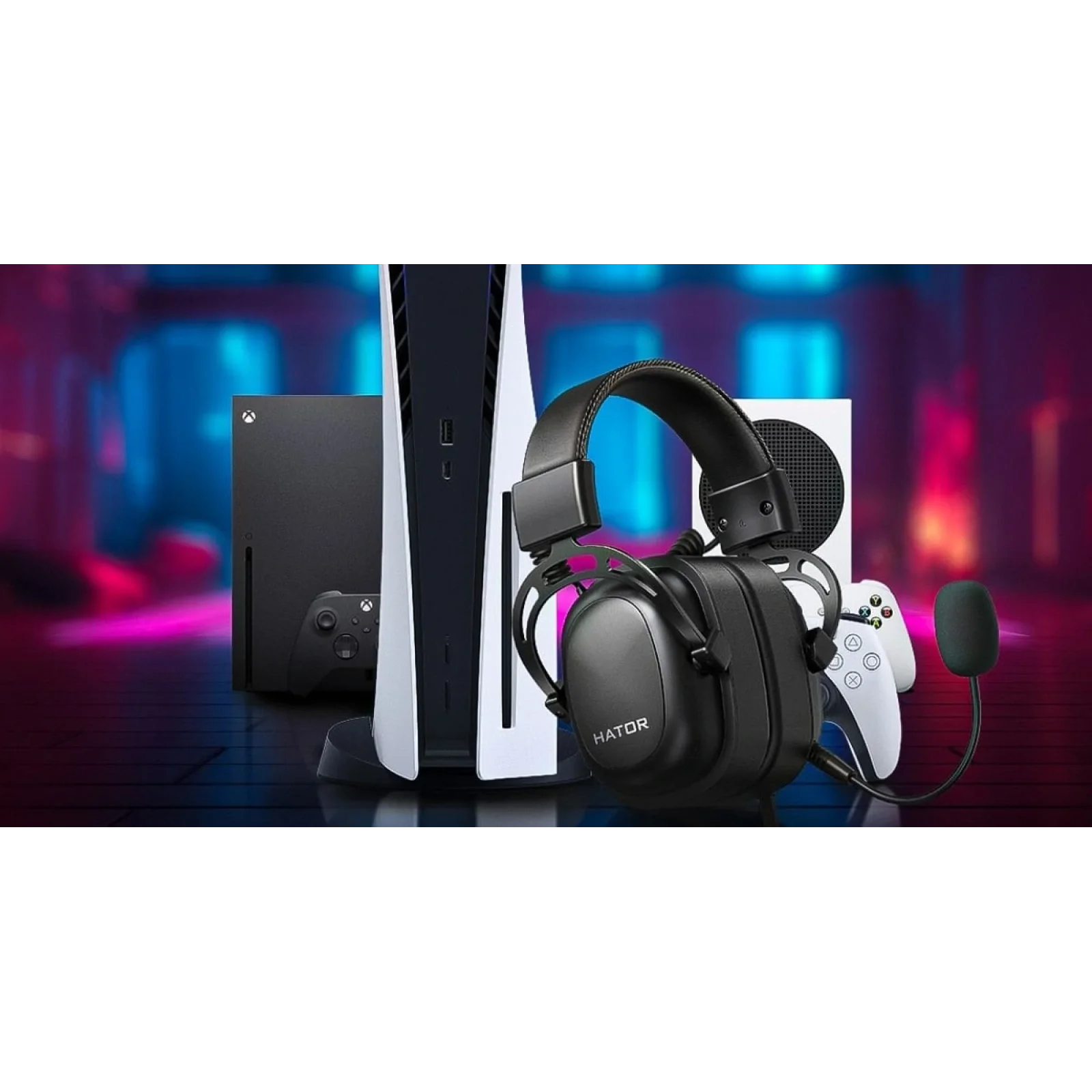 Гарнітура Hator Hypergang 2 Black (HTA-910) UA