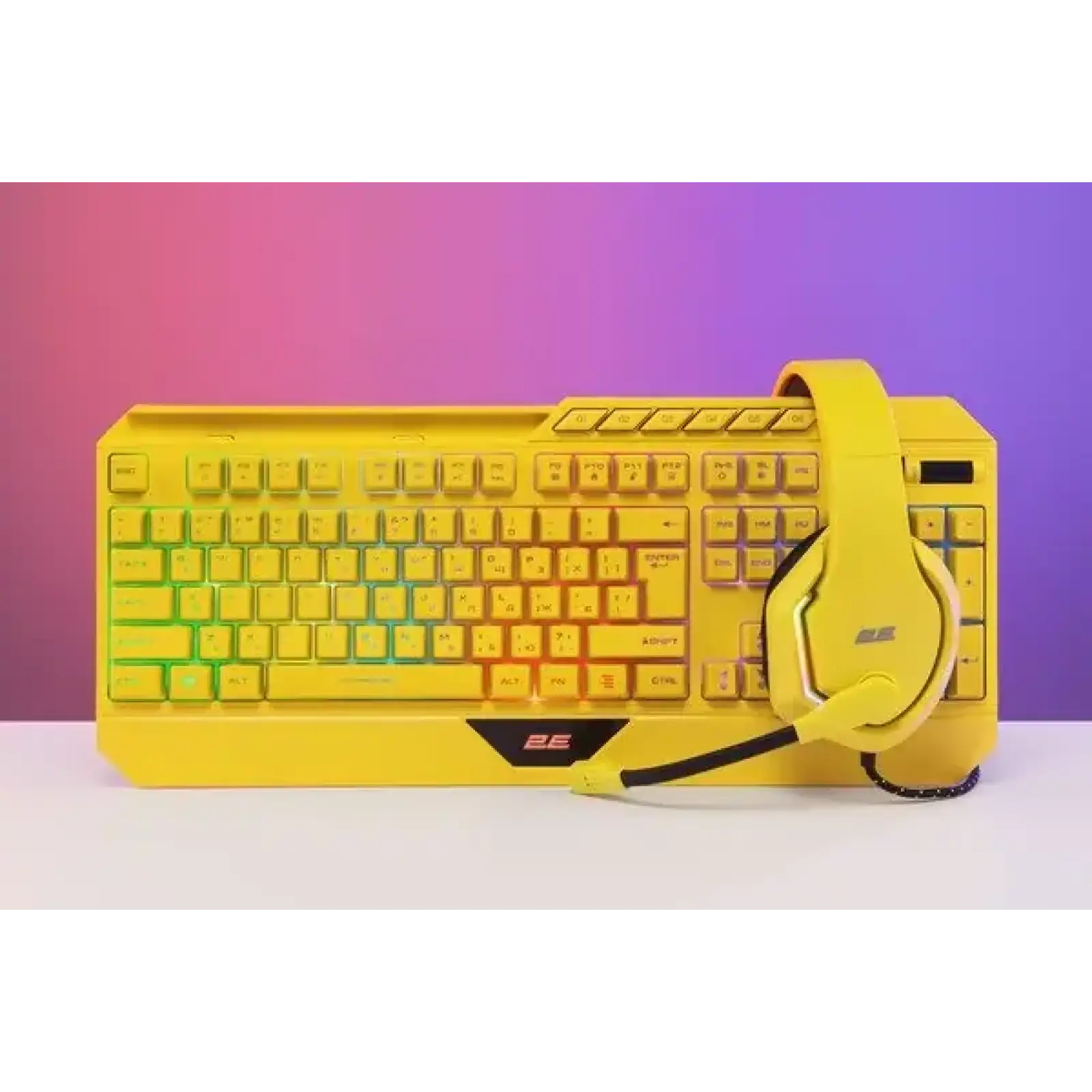 Гарнитура 2E Gaming HG315 RGB USB 7.1 Yellow (2E-HG315YW-7.1) UA