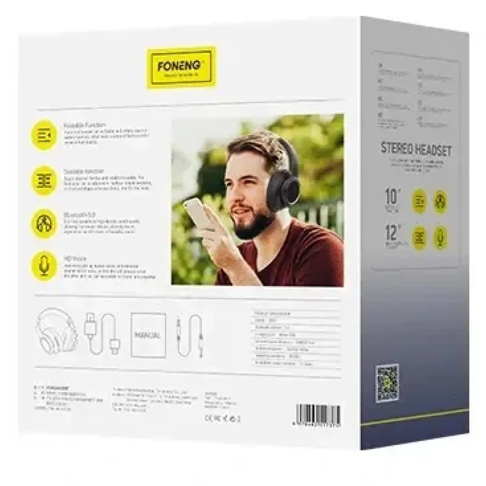 Bluetooth-гарнитура Foneng BL50 Bluetooth Headset (BL50-BH) UA