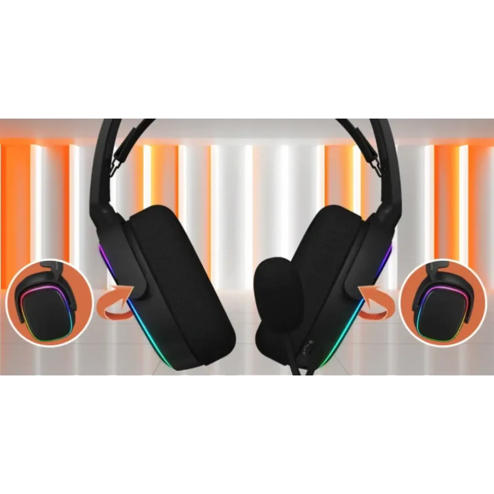 Гарнитура Hator Phoenix Wireless RGB Tri-mode Black (HTA-870) UA