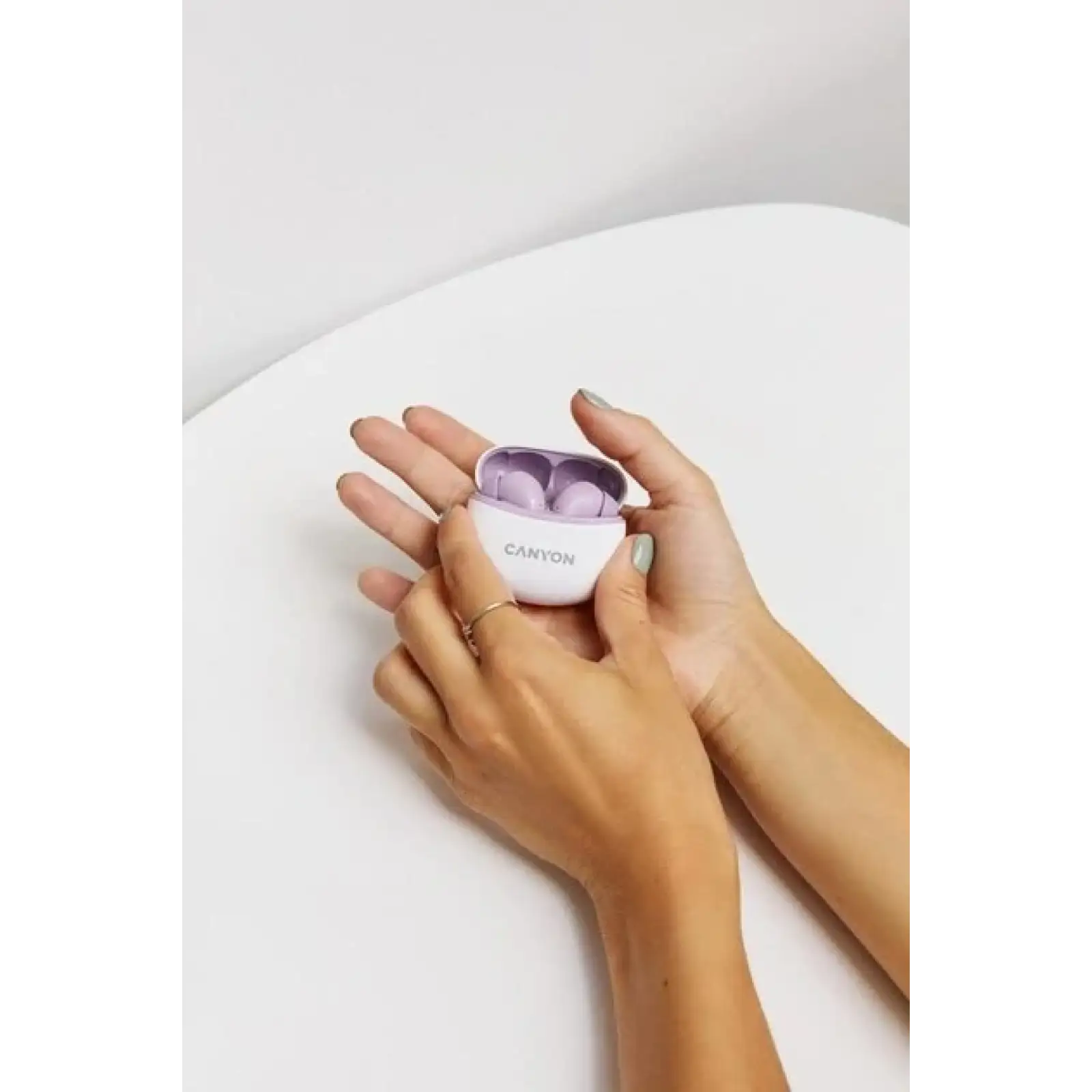 Bluetooth-гарнитура Canyon TWS-5 Purple (CNS-TWS5PU) UA