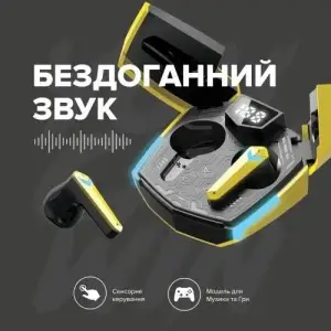 Bluetooth-гарнитура Canyon Doublebee GTWS-2 Gaming Black (CND-GTWS2B) UA