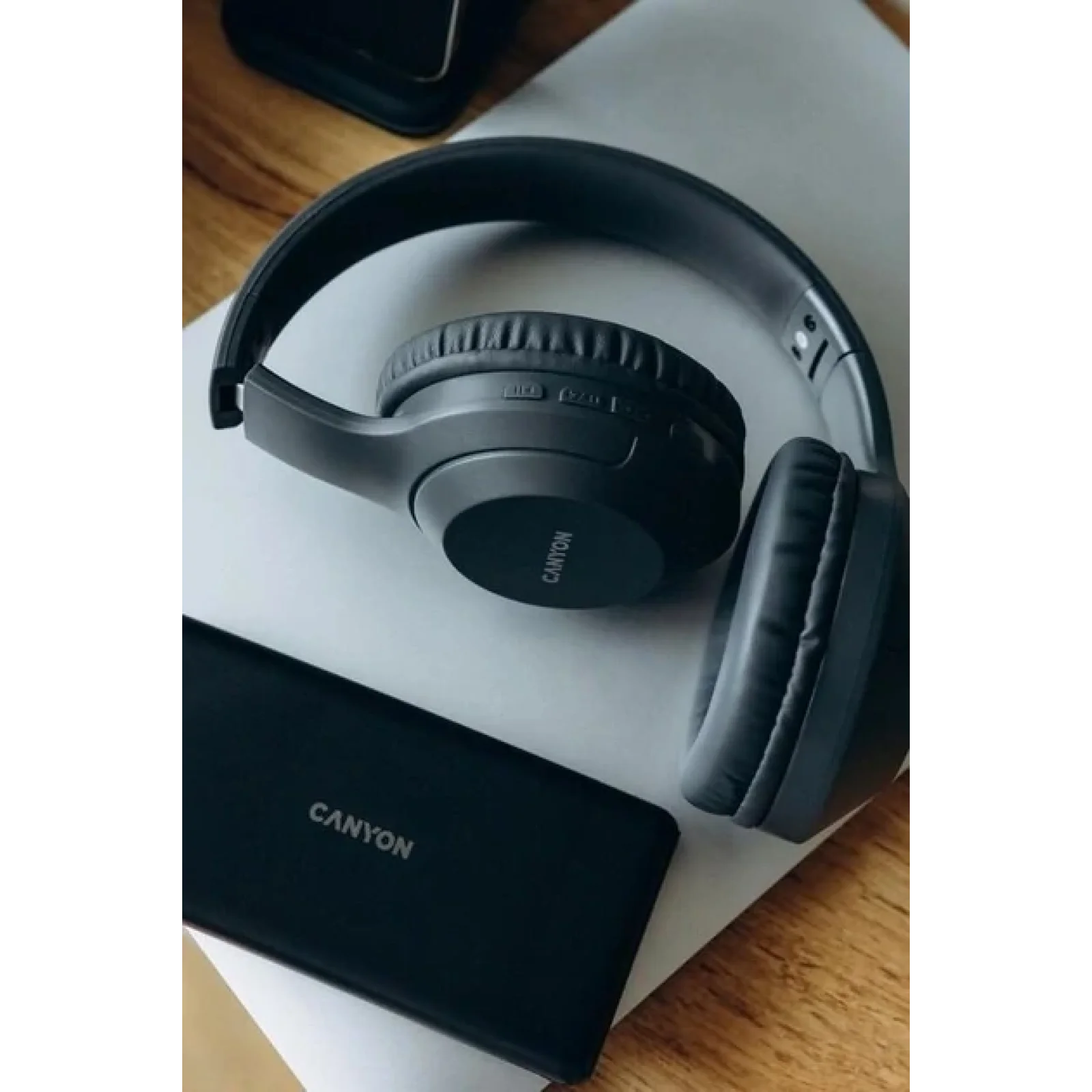 Bluetooth-гарнітура Canyon BTHS-3 Dark grey (CNS-CBTHS3DG) UA