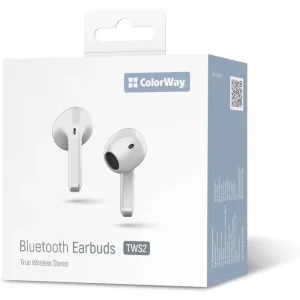 Bluetooth-гарнітура СolorWay Slim TWS-2 Earbuds White (CW-TWS2WT) UA