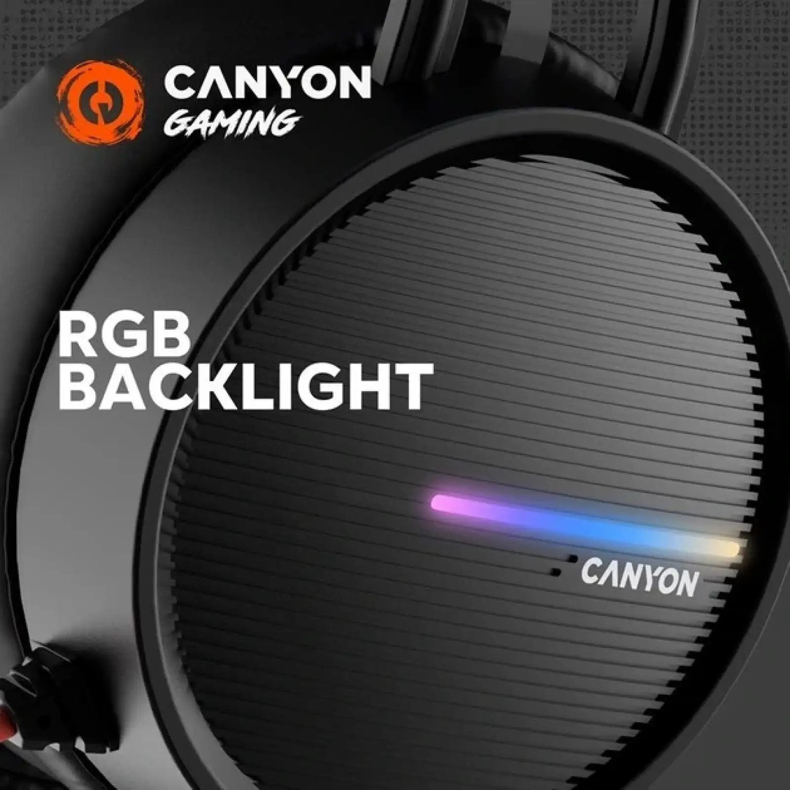 Гарнитура Canyon GH-8A Black/Orange (CND-SGHS8A) UA