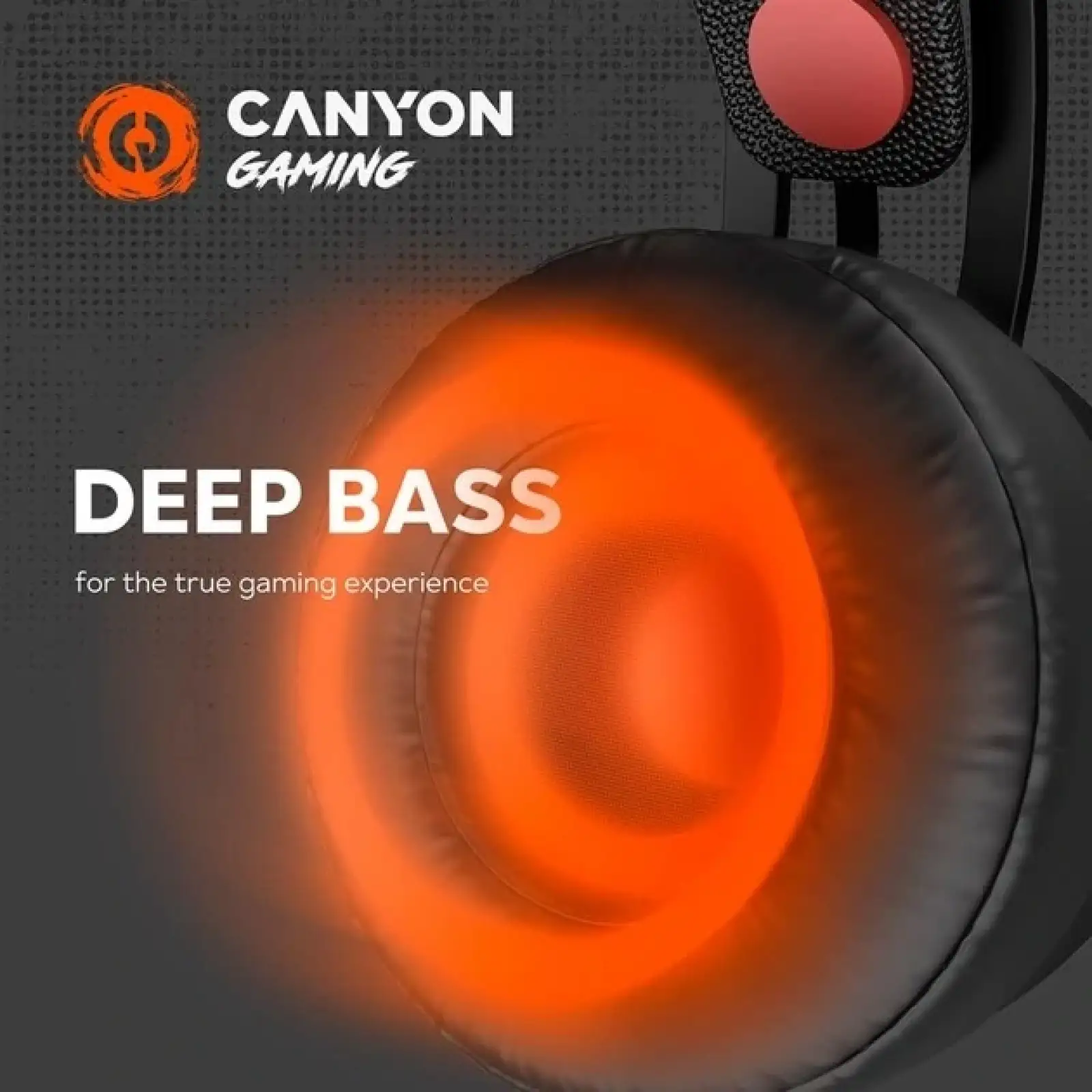 Гарнитура Canyon GH-8A Black/Orange (CND-SGHS8A) UA