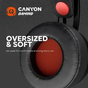 Гарнитура Canyon GH-8A Black/Orange (CND-SGHS8A) UA