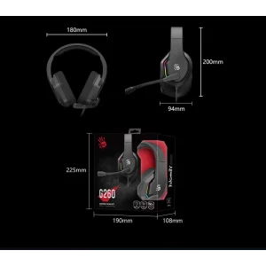 Гарнитура A4Tech Bloody G260 Black, G260 (Black) UA