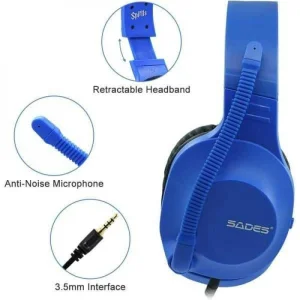 Гарнитура Sades SA-721 Spirits Blue (sa721blj) UA