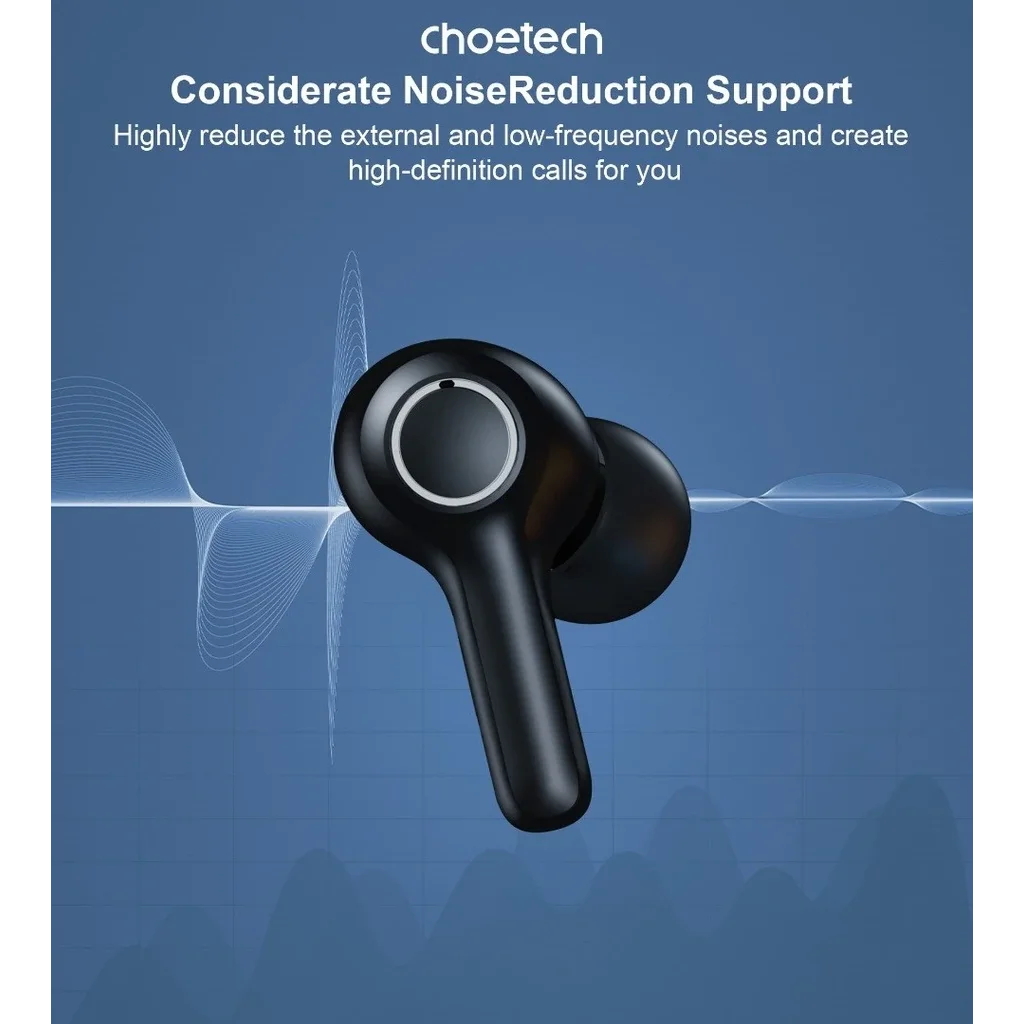 Bluetooth-гарнитура Choetech BH-T06 TWS bluetooth UA