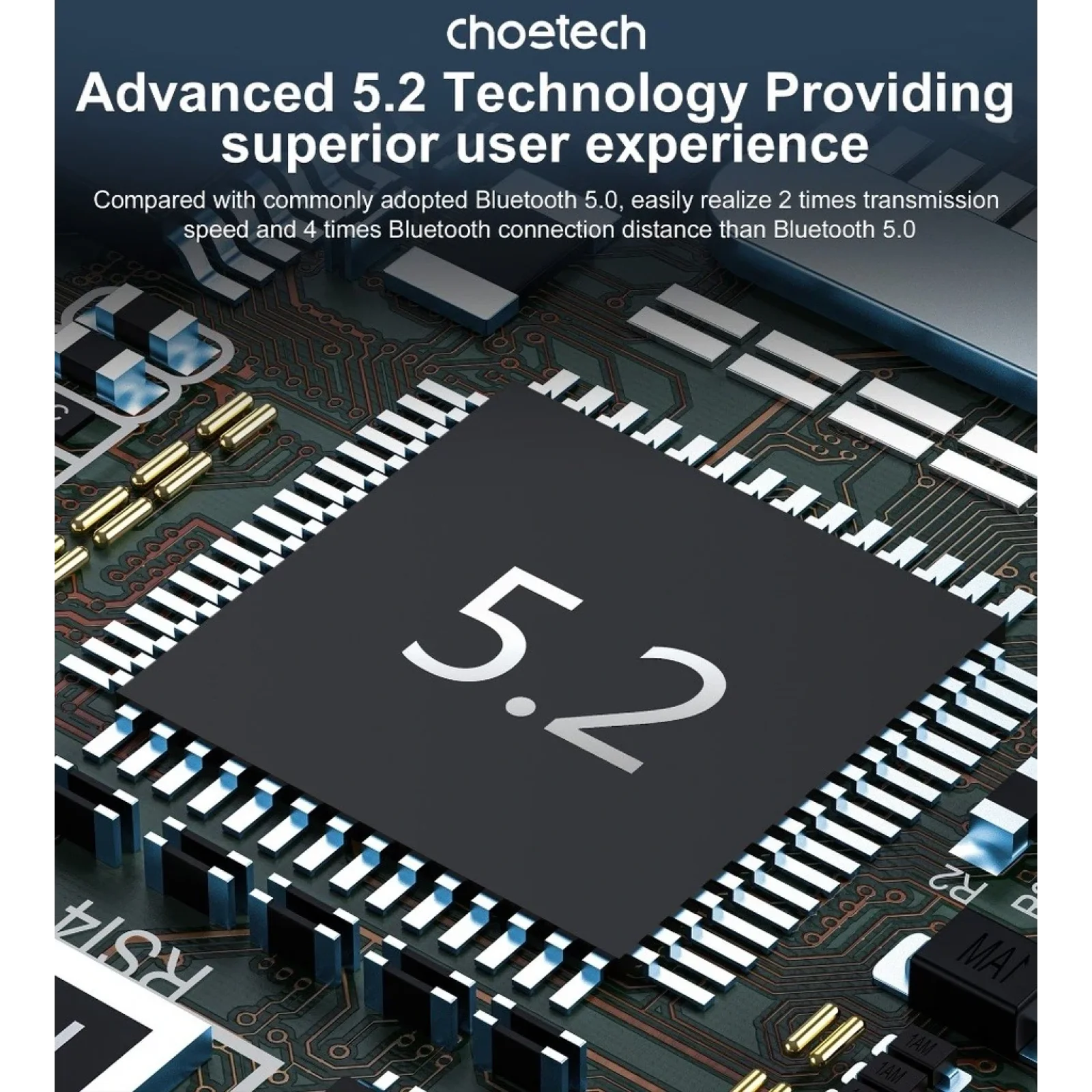 Bluetooth-гарнитура Choetech BH-T06 TWS bluetooth UA