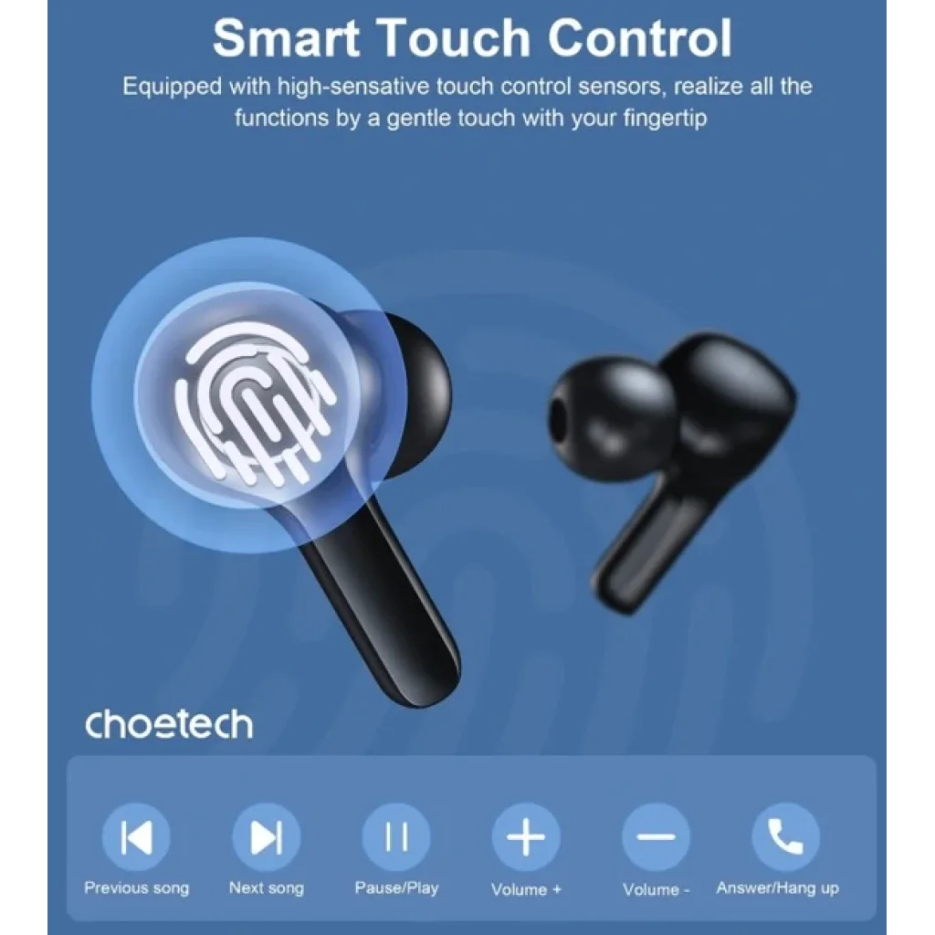Bluetooth-гарнитура Choetech BH-T06 TWS bluetooth UA