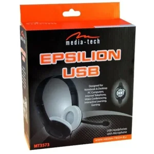 Гарнитура Media-Tech Epsilion USB Black (MT3573) UA