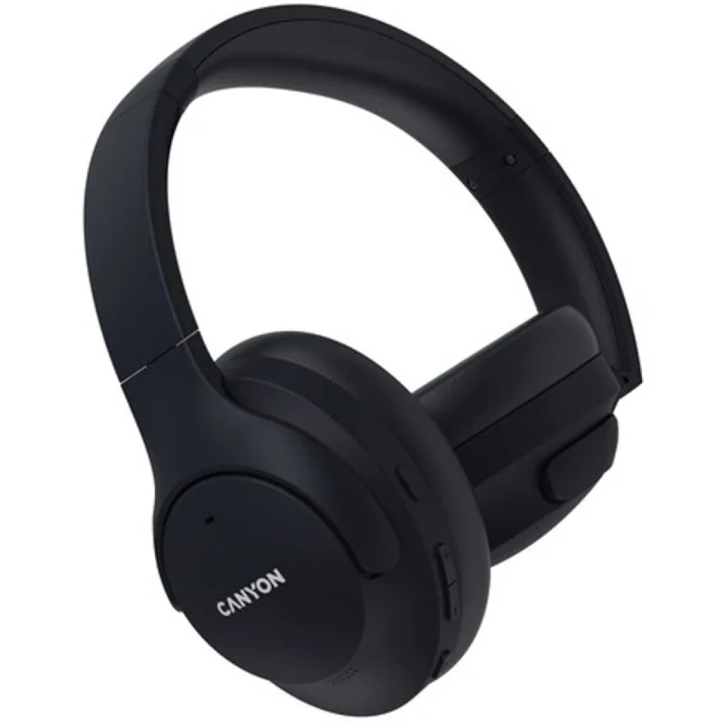 Bluetooth-гарнітура Canyon OnRiff 10 ANC Black (CNS-CBTHS10BK) UA