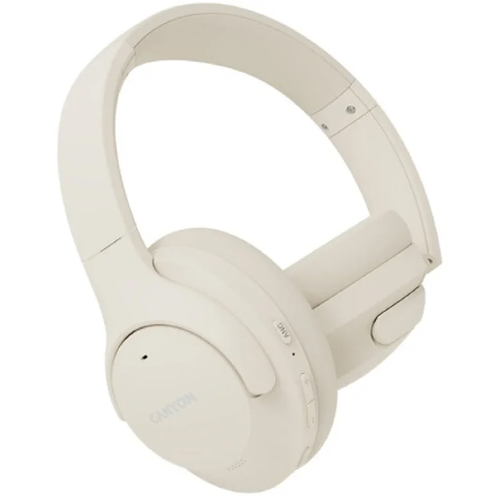 Bluetooth-гарнітура Canyon OnRiff 10 ANC Beige (CNS-CBTHS10BG) UA