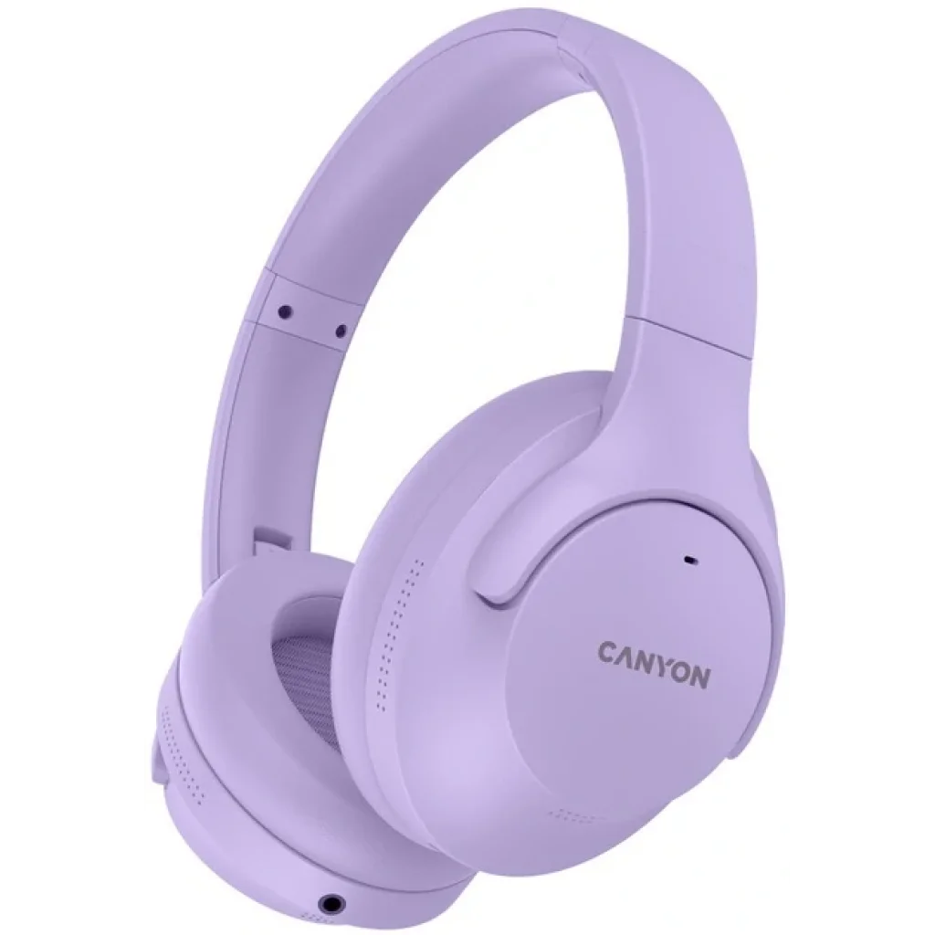 Bluetooth-гарнітура Canyon OnRiff 10 ANC Purple (CNS-CBTHS10PU) UA