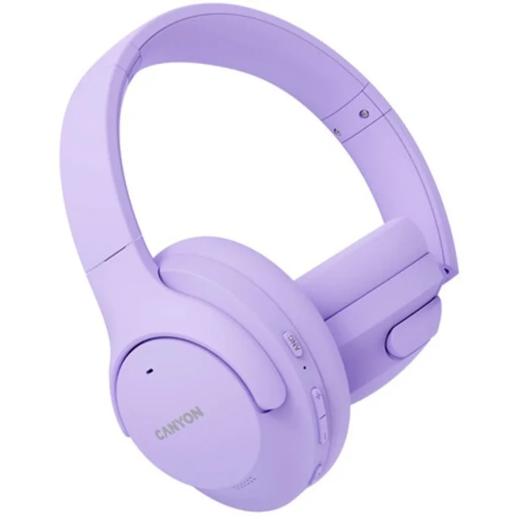 Bluetooth-гарнітура Canyon OnRiff 10 ANC Purple (CNS-CBTHS10PU) UA