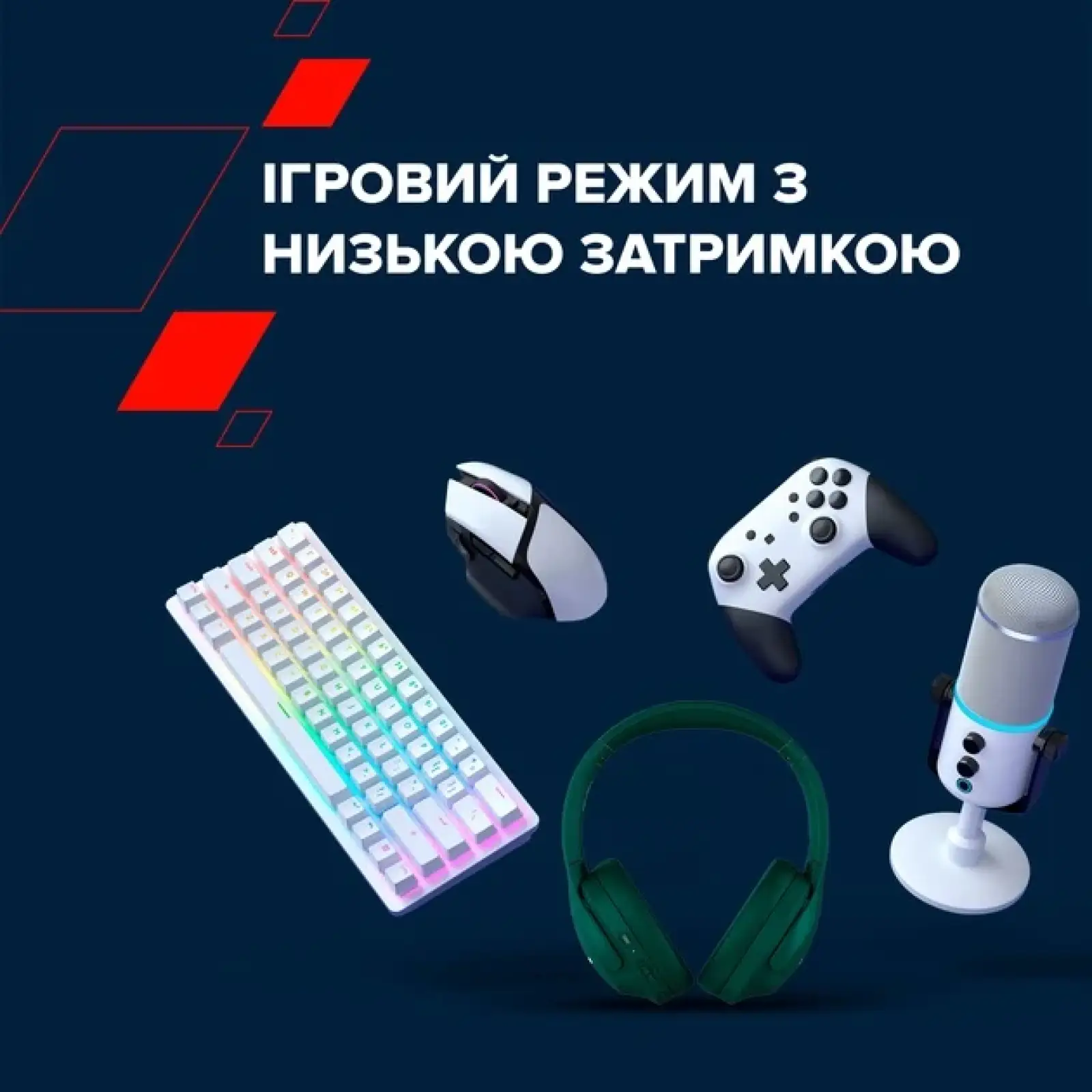 Bluetooth-гарнитура Canyon OnRiff 10 ANC Green (CNS-CBTHS10GN) UA