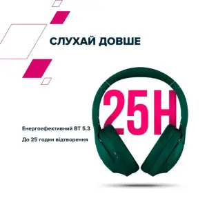 Bluetooth-гарнитура Canyon OnRiff 10 ANC Green (CNS-CBTHS10GN) UA