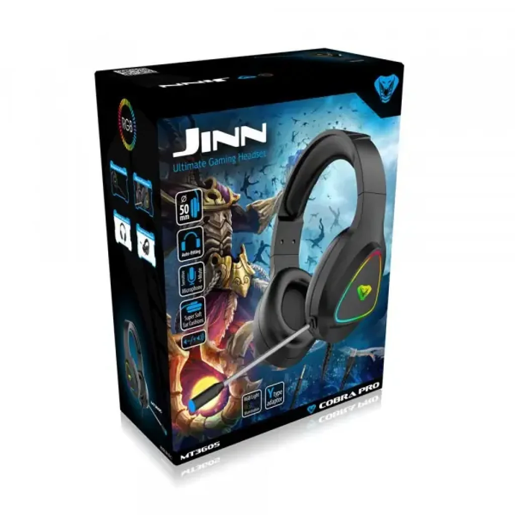 Гарнитура Media-Tech Cobra Pro Jinn RGB Black (MT3605) UA