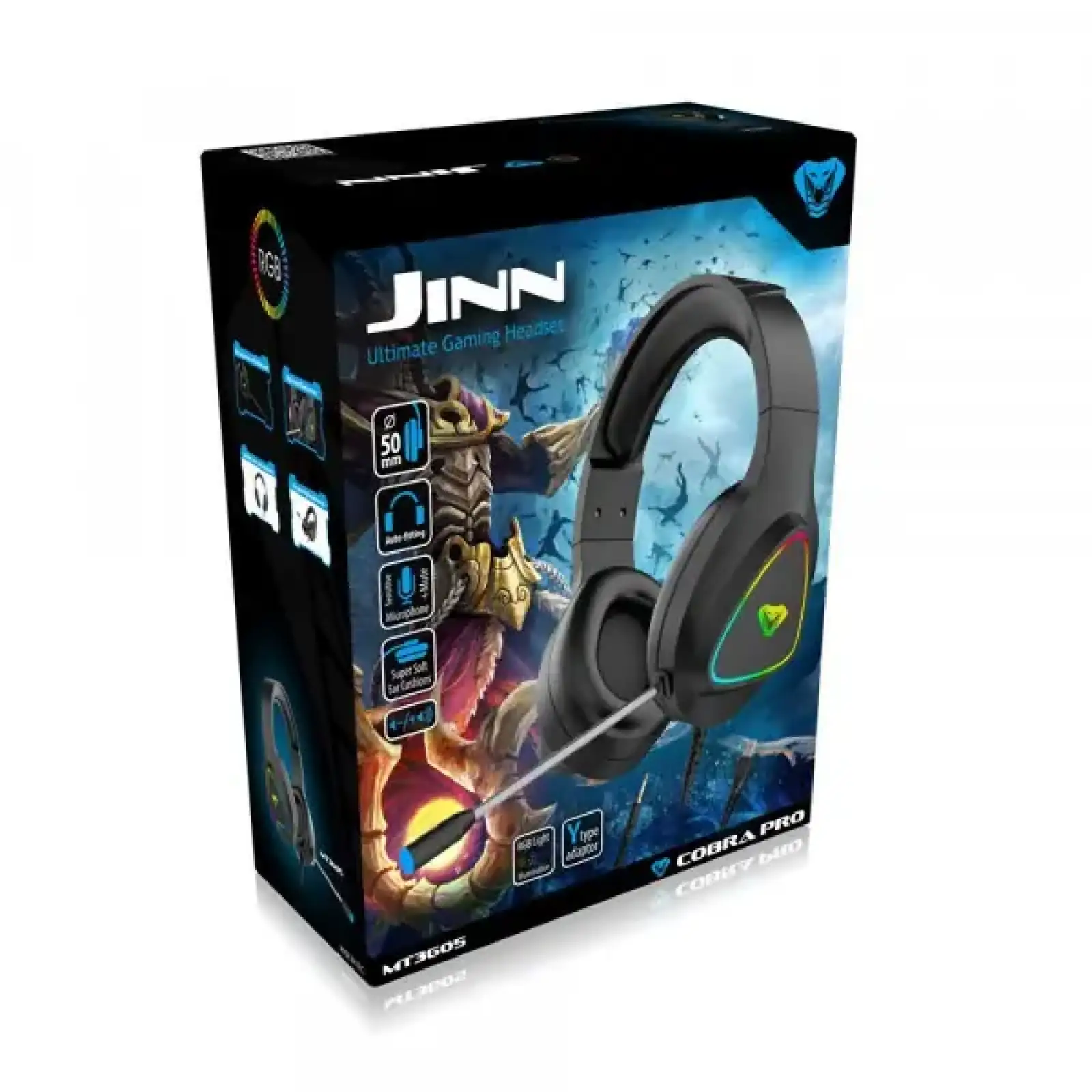 Гарнітура Media-Tech Cobra Pro Jinn RGB Black (MT3605) UA