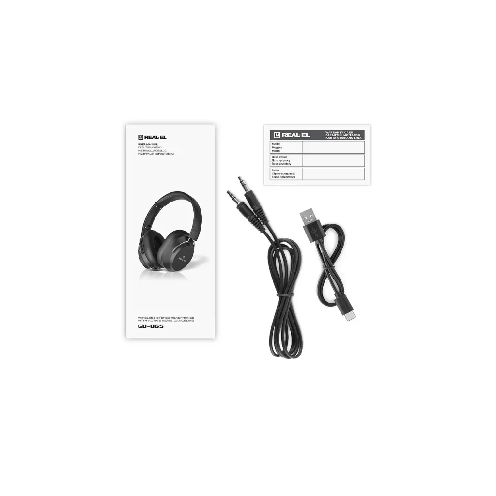Bluetooth-гарнітура REAL-EL GD-865 Dark Green, EL124100057 UA