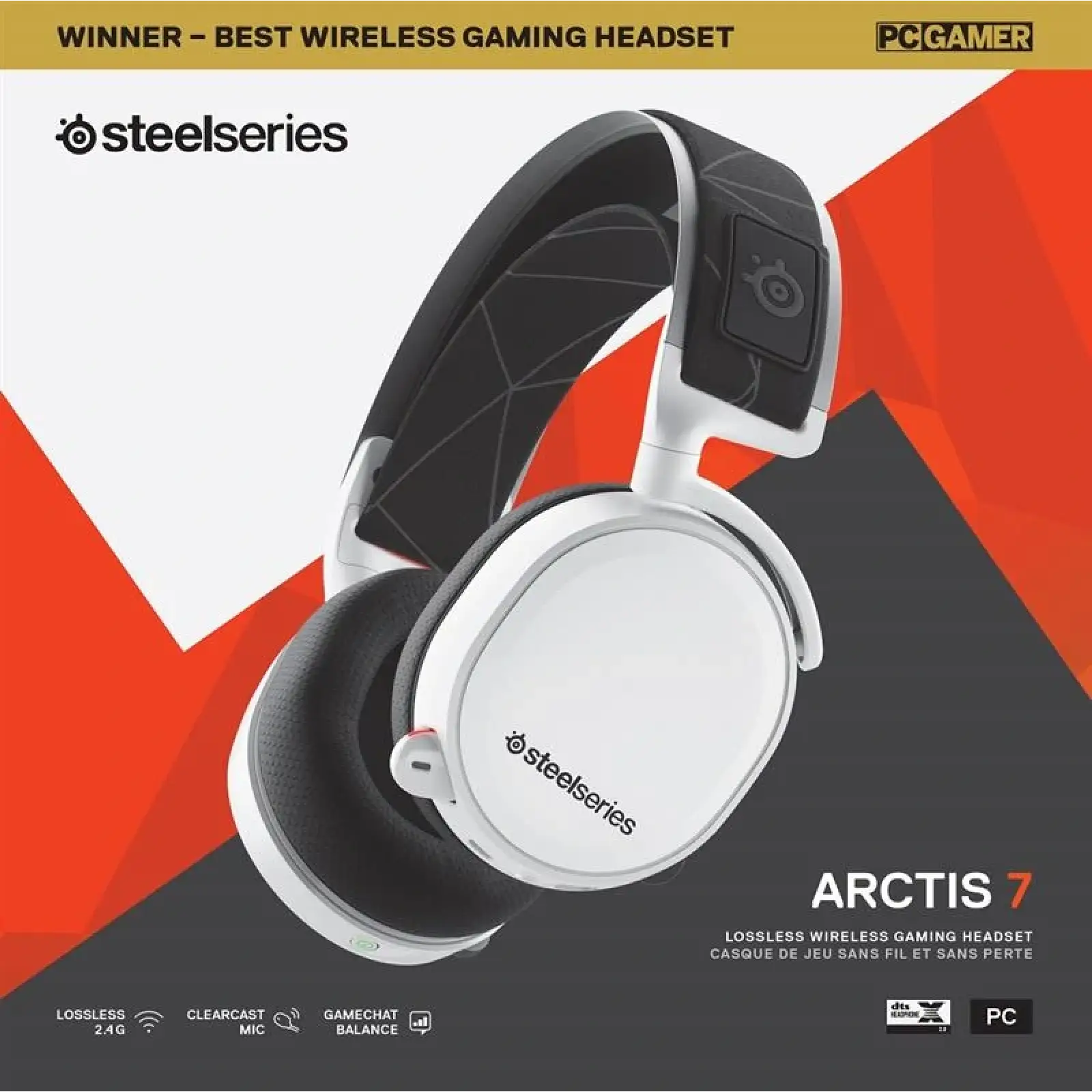 Гарнітура SteelSeries Arctis 7 2019 Edition White (61508) UA