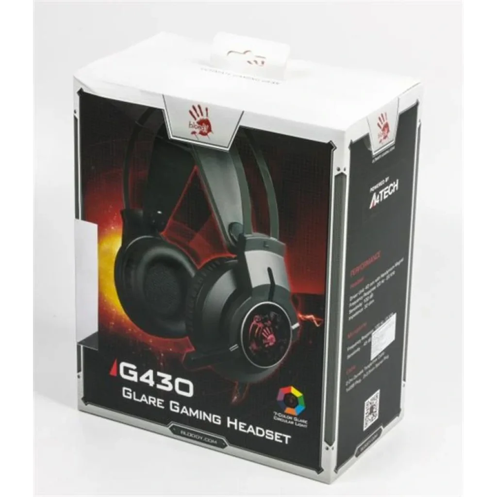 Гарнитура A4Tech Bloody G430 Black, G430 Bloody (Black) UA
