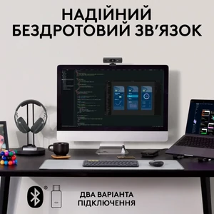 Bluetooth-гарнітура Logitech Zone Vibe Wireless UC Graphite (981-001199) UA