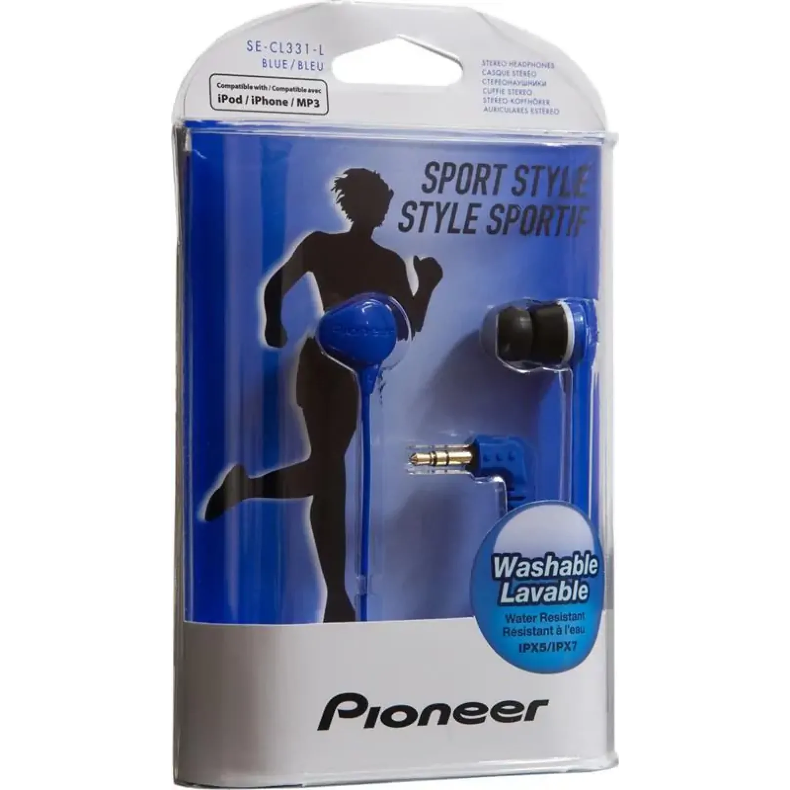 Навушники Pioneer SE-CL331 Blue (SE-CL331-L) UA
