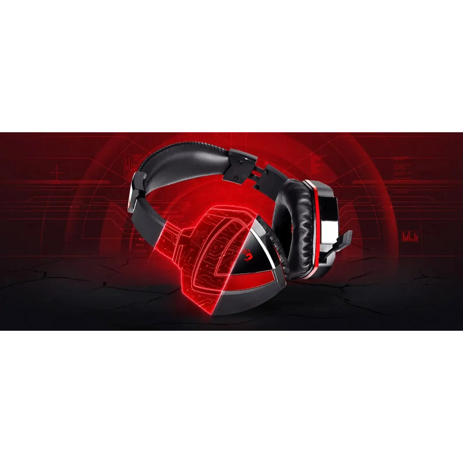 Гарнітура A4Tech Bloody G500 Black/Red, G500 Bloody (Black+Red) UA