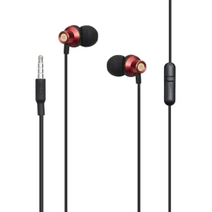 Гарнитура XO EP15 In-ear Metal Earphone Red (6920680866182) UA